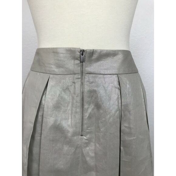 Banana Republic Petite Full Pleated Mini Skirt FLAW - Picture 8 of 8